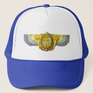 CASQUETTE SCARABE À FEU ÉGYPTIENNE ANTIQUE /BOÎTE À DENRÉES