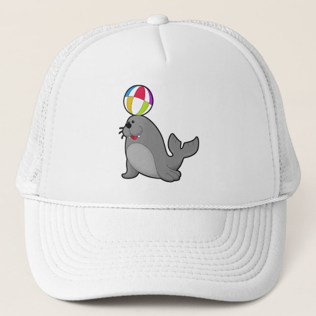 Casquette Sceau aux sports nautiques avec water polo (Devant)