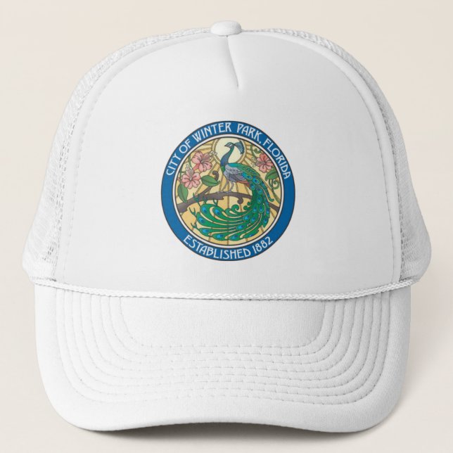 Casquette Sceau de Winter Park, Floride (Devant)