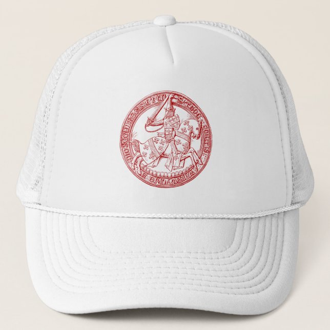 Casquette Sceau héraldique médiéval de Thomas de Beauchamp (Devant)
