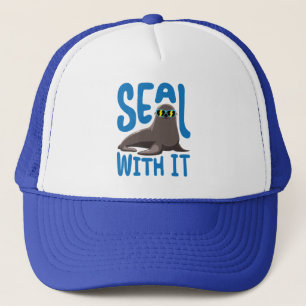 Casquette Sceller avec elle Cool Sceau avec lunettes de sole
