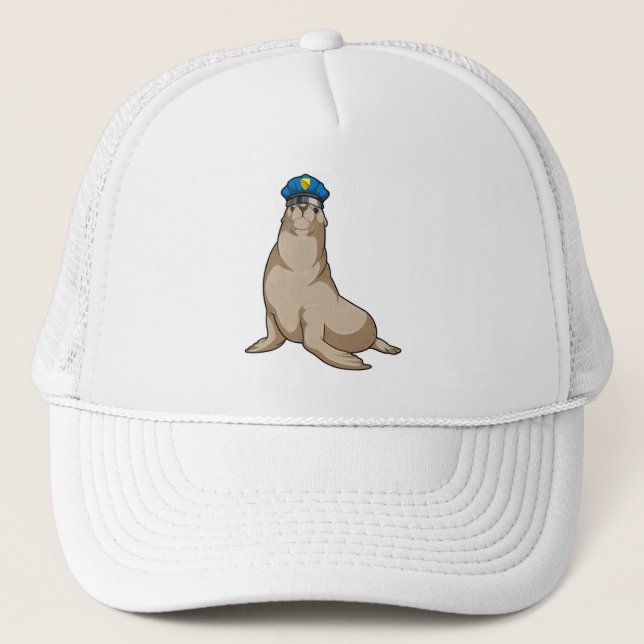 Casquette Sceller comme agent de police (Devant)