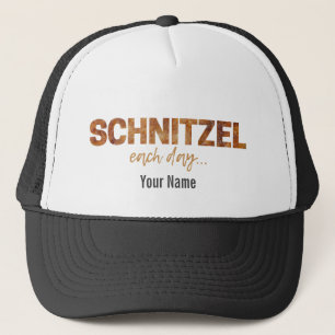 Casquette Schnitzel Chaque Jour Drôle Cutlet Escalope Design