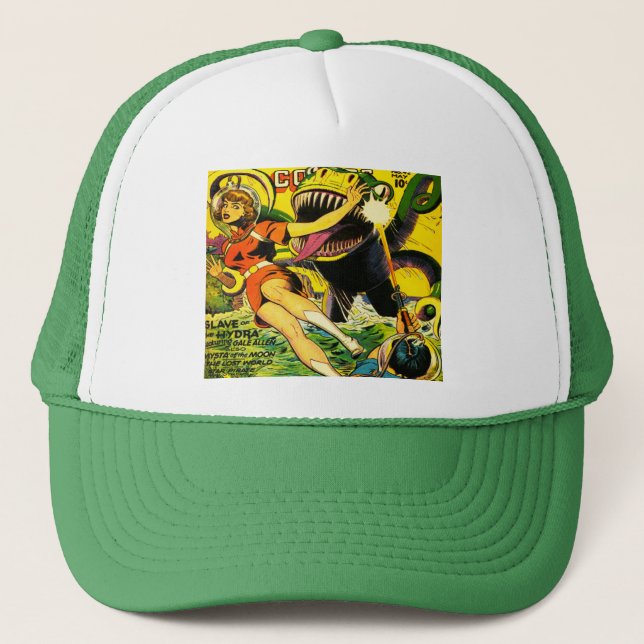 CASQUETTE SCI FI COMICS DESIGN ART COVER 1940 (Devant)