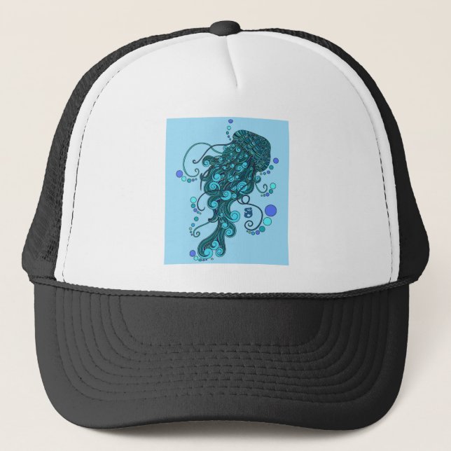 Casquette SCI - Méduses - incident de bâtonnet de fromage - (Devant)