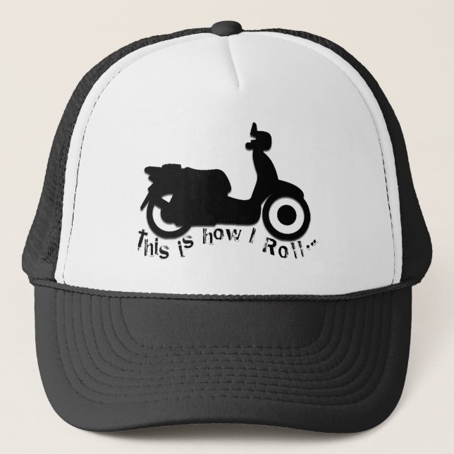 Casquette Scooter ou E-Vélo - c'est comment je roule ! (Devant)