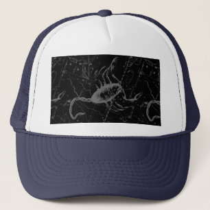 Casquette Scorpio Constellation Hevelius 1690 Engraving