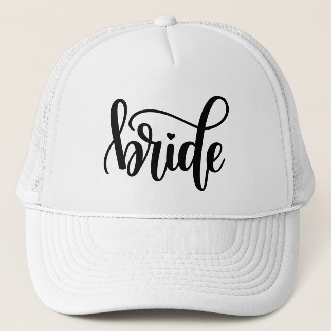 Casquette Script Black de la Mariée (Devant)