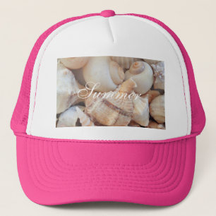Casquette Sea Shells, Summer Beach Exotic Troptic Romantic