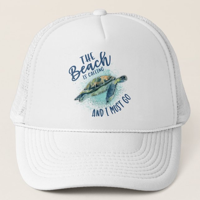 Casquette sea turtbeach (Devant)