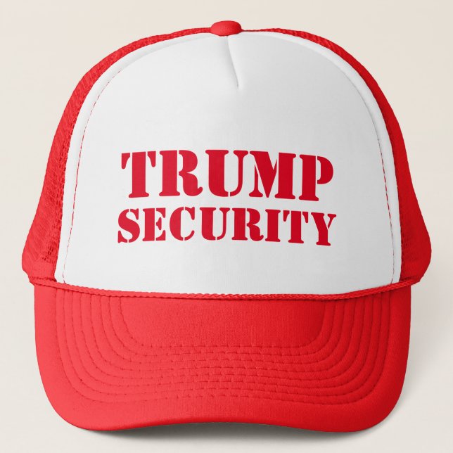 Casquette Sécurité d'élection de Donald Trump (Devant)
