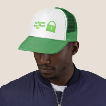 Sécurité numérique - Verrouillage vert avec nom co