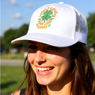 Casquette Self Love Four Leaf Clover Trucker Chapeau