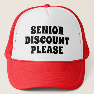 Casquette Senior Discount Please