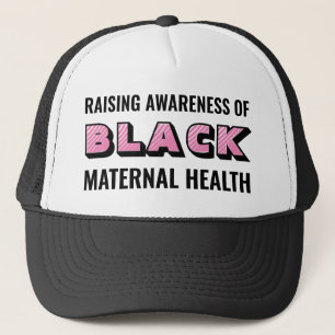 Casquette Sensibilisation à la santé maternelle noire