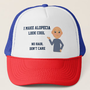 Casquette Sensibilisation à l'Alopécie, pas de cheveux, pa