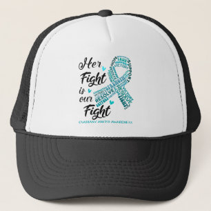 Casquette Sensibilisation au cancer de l'ovaire Son combat e