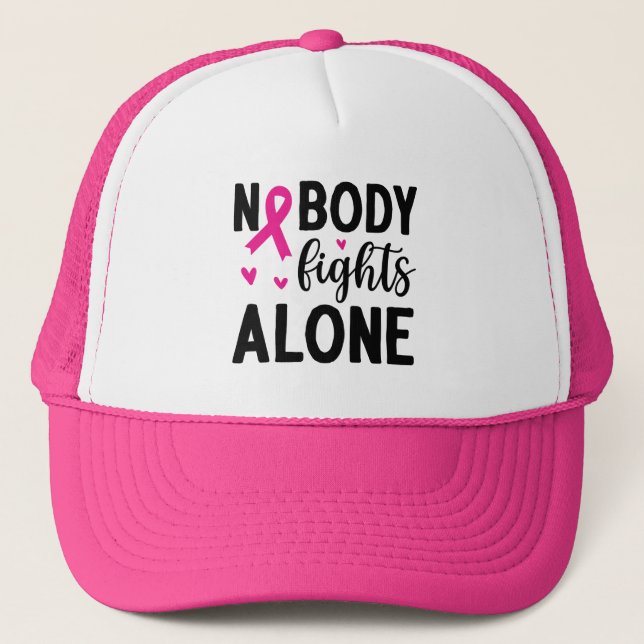 Casquette Sensibilisation au cancer du sein avec un camion à (Devant)