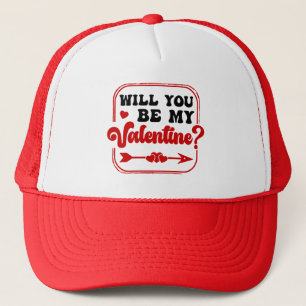 Casquette Serez-vous mes valentines de Saint Valentin ?