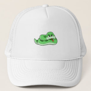 Casquette Serpent avec des rideaux verts