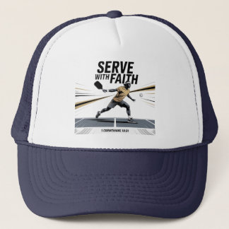 Casquette Serve With Faith Christian Pickleball 