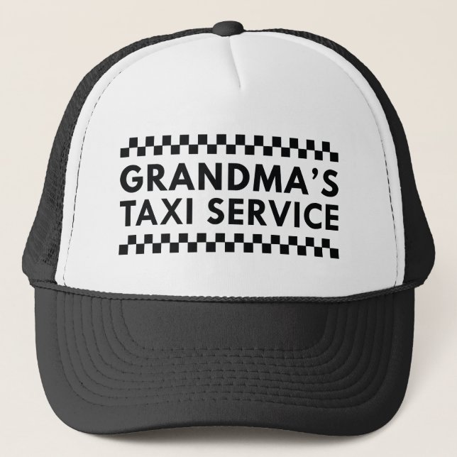 Casquette Service de taxi de grand-mère (Devant)