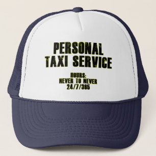 Casquette Service de taxi personnel