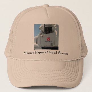Casquette Service de traiteur de papier et de Maines