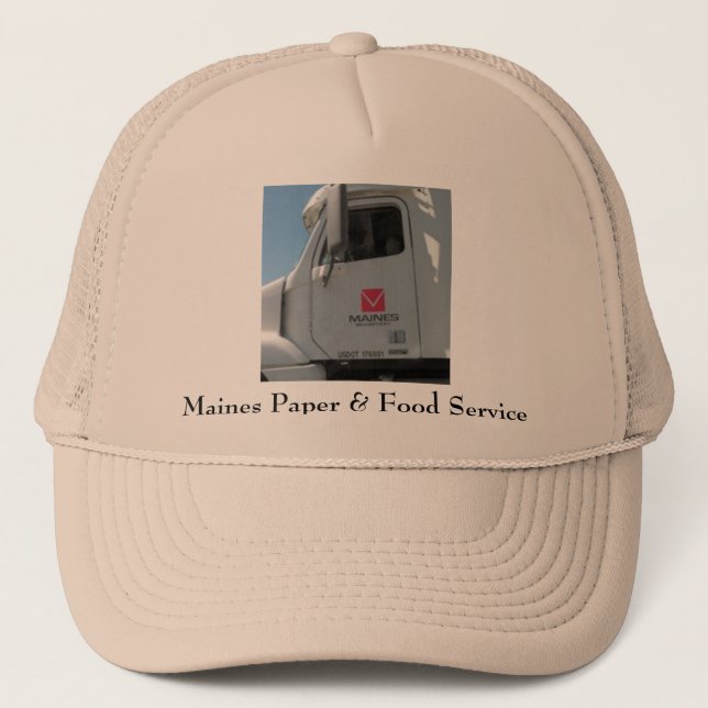 Casquette Service de traiteur de papier et de Maines (Devant)