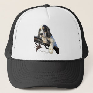 Casquette Setter anglais, mignon T-shirt chiot