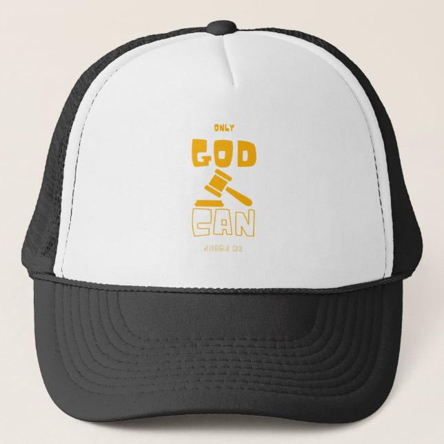 Casquette Seul Dieu peut me juger (Devant)
