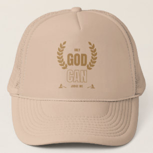 Casquette Seul Dieu peut me juger chrétien inspirant