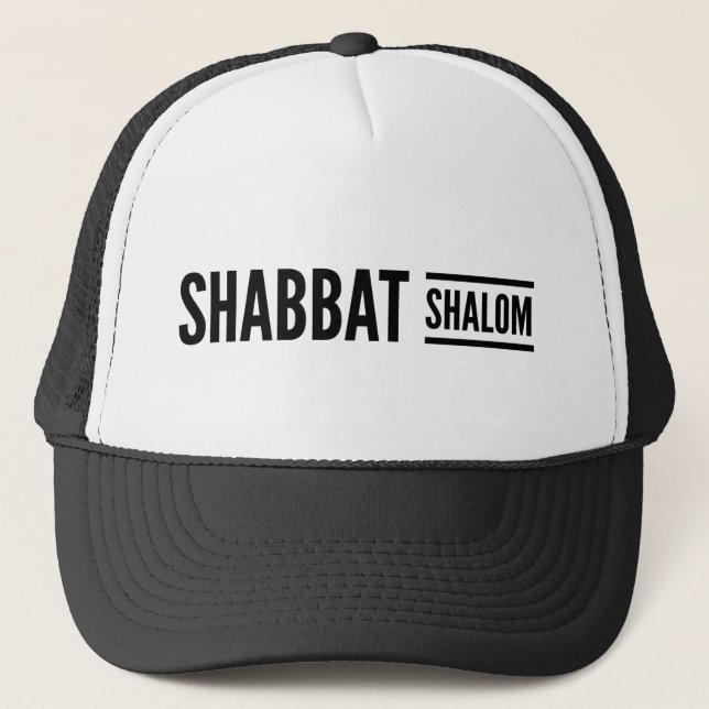 Casquette Shabbat Shalom Hebrew (Devant)