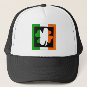 Casquette Shamrock frontalier du drapeau irlandais