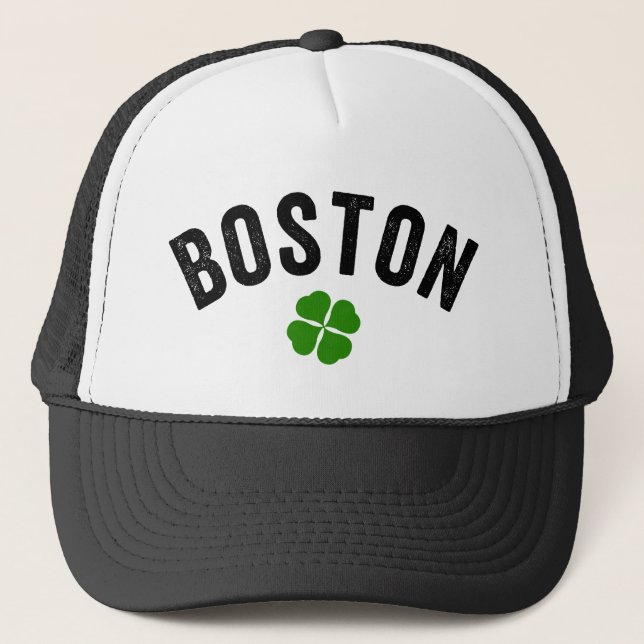 Casquette Shamrock irlandais de Boston (Devant)