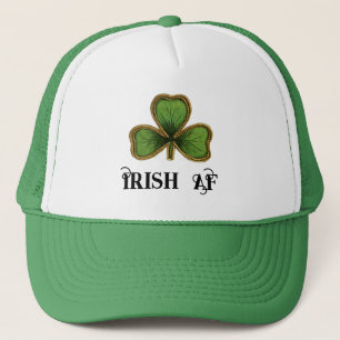 Casquette Shamrock Vintage vert irlandais AF St Patrick's Da