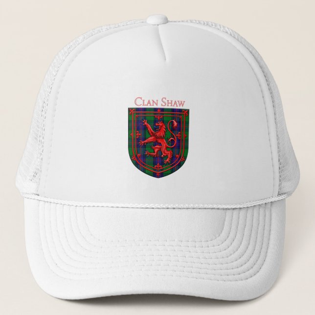 Casquette Shaw Tartan Scottish Plaid Lion Rampant (Devant)