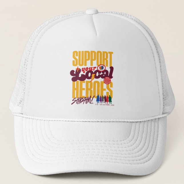 Casquette SHAZAM ! Furie des dieux | Soutien aux héros locau (Devant)