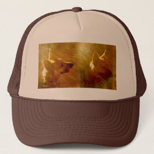 Casquette Shepherd allemand noir & bronze deux vues