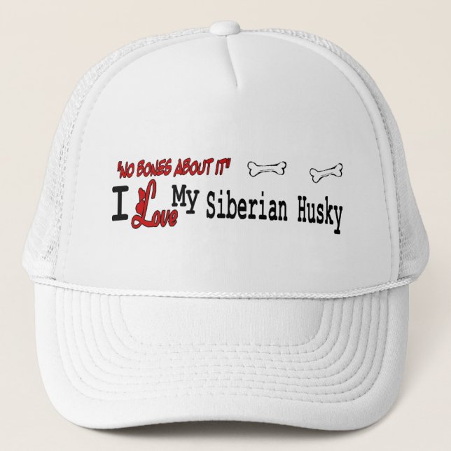 Casquette Sibérien Husky (I Love) (Devant)