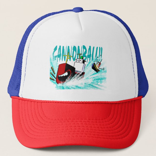 Casquette Sidelaunch de boulet de canon (Devant)