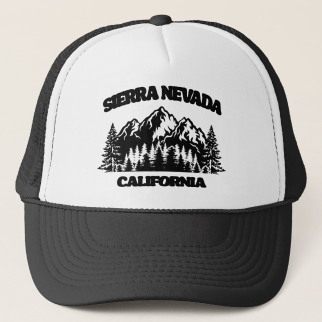 Casquette Sierra Nevada Californie (Devant)