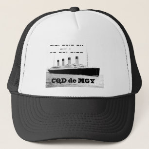 Casquette Signal de détresse sans fil Titanic CQD de MGY