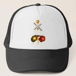 Casquette Signaux de croisement de clignotant jaunes et