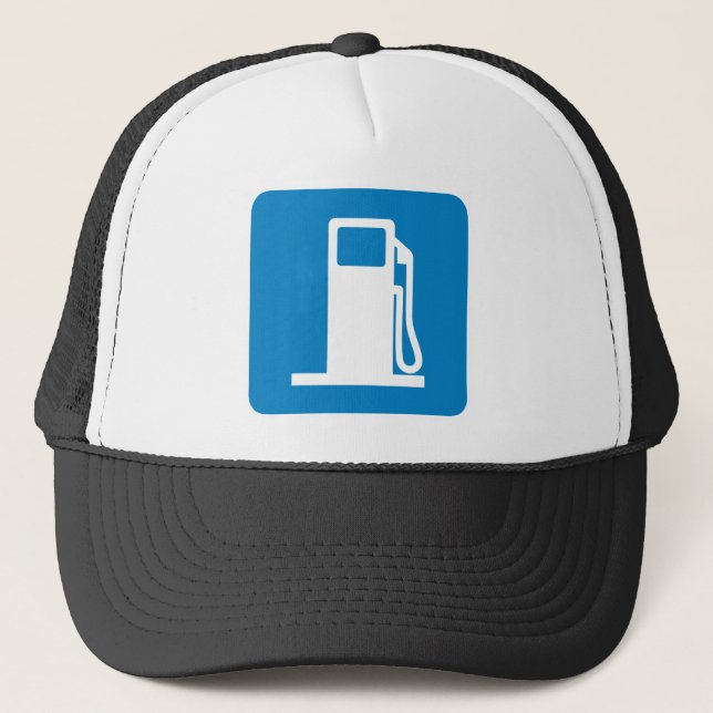 Casquette Signe de route de station service (Devant)