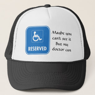 Casquette Signe de stationnement d'handicap