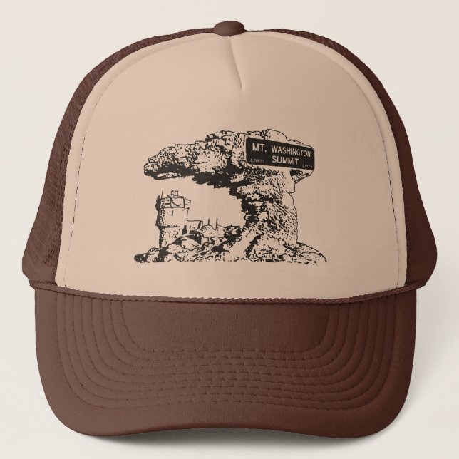 Casquette SIGNE DU Sommet DU Mont Washington (Devant)