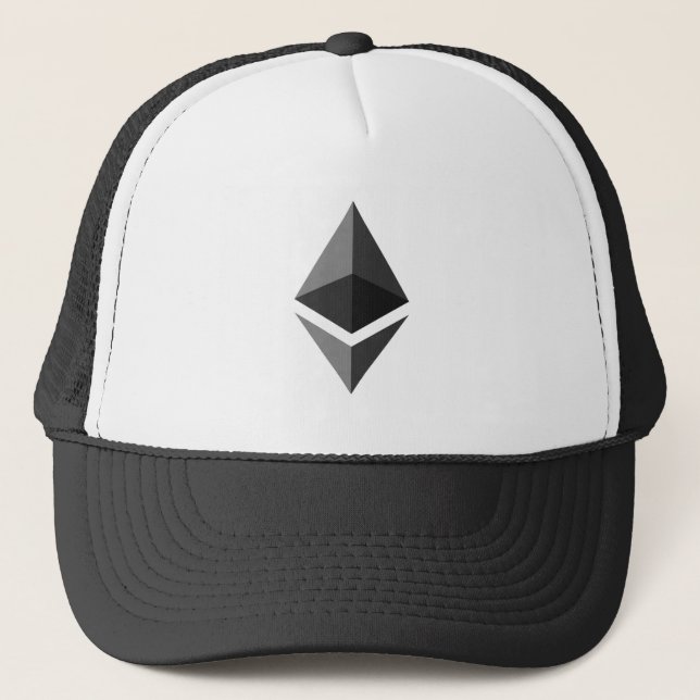 Casquette Signe frais de pièce de monnaie d'Ethereum (Devant)