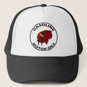 Casquette Signe indien rouge de cru d'essence