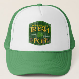 Casquette Signe irlandais personnalisé de Pub